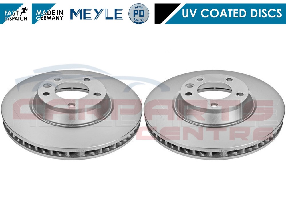 FOR AUDI Q7 PORSCHE CAYENNE VW TOUAREG FRONT MEYLE PLATINUM BRAKE DISCS 350MM