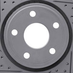 For Jeep Grand Cherokee 2011-2021 Rotor Set Passenger Side | Drilled and Slotted