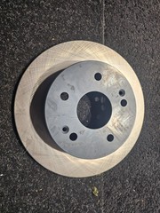 (QTY 2) For Honda Prelude 1997-2001 Rear Vented Coated Brake Rotor YH145159P