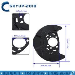 Front Brake Backing Panel Dust Shield For Subaru Impreza 2008-2016 26290AG000