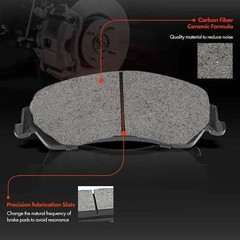 Rear Drilled Brake Rotors & Brake Pads for Chevrolet Blazer S10 GMC Jimmy Isuzu