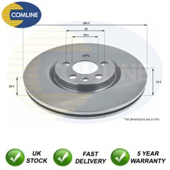 Brake Disc Front Comline Fits Peugeot Expert 807 Citroen Dispatch C8 Fiat Sc� #1