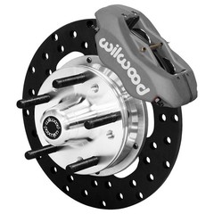 Wilwood 140-1033-BD Drilled Rotor Forged Dynalite Caliper Front Brake Kit