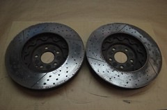 2011 W212 MERCEDES E63 AMG FRONT RIGHT & LEFT SIDE BREMBO BRAKE DISC ROTOR