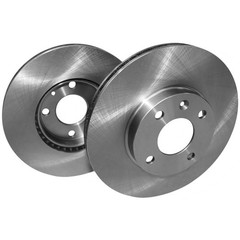 256mm Front Disc Brake Rotors for Chevrolet Spark 2016 2017 2018 2019-2022 Pair