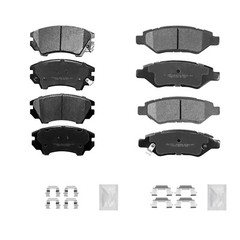 Front & Rear Drilled Rotors +Ceramic Brake Pads For Chevrolet Camaro 2010-2015