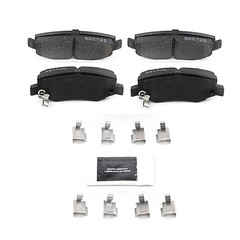 Rear Disc Brake Rotors Brake Pads Kit for 2007-2011 Jeep Wrangler 3.8L