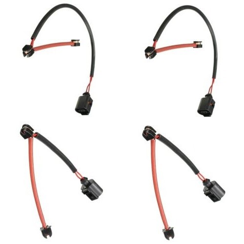 2 Front ＆ 2 Rear Brake Pad Wear Sensor For AUDI Q7 PORSCHE CAYENNE VW TOUAREG