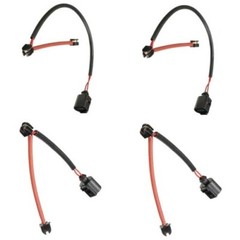 2 Front ＆ 2 Rear Brake Pad Wear Sensor For AUDI Q7 PORSCHE CAYENNE VW TOUAREG