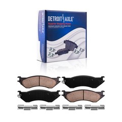 8-Lug Front & Rear Brake Pads Rotors for 2003-2008 Dodge Ram 2500