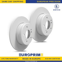 10.94 in Rear Brake Rotor Set for 01-04 Mercedes SLK320 04-08 Chrysler Crossfire