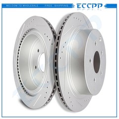 Rear Brake Disc Rotors For Infiniti FX35 M37 Q60 QX70 03-2019 For Nissan Murano