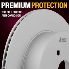 Rear Disc Brake Rotor Set for Nissan Murano Quest Infiniti Q60 Q70L FX35 12.11in