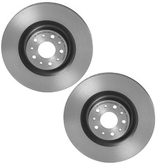 Brembo Pair Set of 2 Front PVT HC Coated 305mm Brake Disc Rotors For Fiat 500L