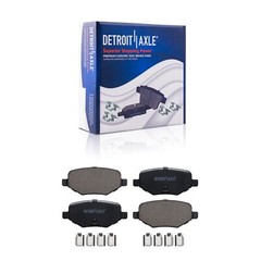 Front & Rear Drilled Rotors + Brake Pads for 2011-2014 Ford Edge Lincoln MKX