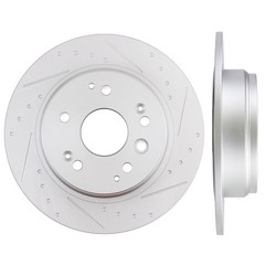 Rear Brake Rotors Pair 2 for 2003-2011 Honda Element 2004-2008 Acura TL 2.4L V6