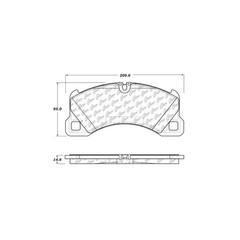 For PORSCHE/VOLKSWAGEN 2008-2025 Brake Pad Set FRONT Centric Parts + WARRANTY
