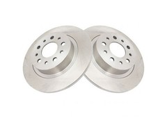 Rear Brake Rotor Set For 14-20 Fiat 500L KW12B1