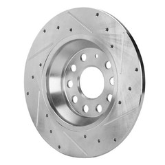Rear Drilled Disc Brake Rotors for Audi Q3 TT Quattro Volkswagen Jetta Tiguan