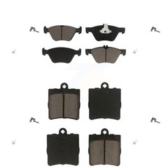 CMX KCW-100323 4-Wheel Set Brake Pad Sets Front & Rear for Chrysler Crossfire
