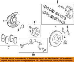 TOYOTA OEM 11-25 GS F Front Suspension Brake Components-Rotor 4351230351