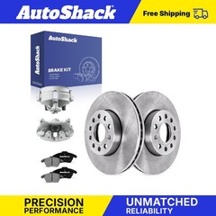 Front Brake Rotors Ceramic Pads Calipers for VW, Jetta 06-08, 10-11, 13-18