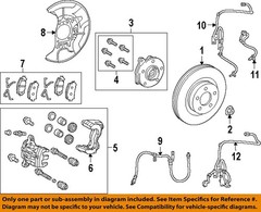 TOYOTA OEM 08-21 Highlander Front Suspension Brake Components-Rotor 4351248110