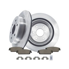 Rear Rotors & Pads for 2007-2014 YUKON YUKON XL 1500 & 2007-2013 SIERRA 1500