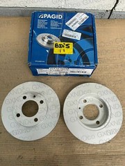 FRONT BRAKE DISCS x22 239mm Fits VW Golf Caddy Polo SEAT Ibiza PAGID 53908