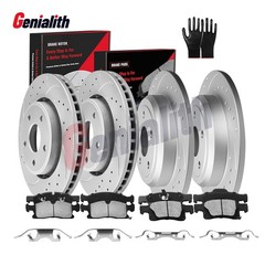 330mm Front Rear Rotors Brake Pads for 2011 – 2020 Grand Cherokee Dodge Durango