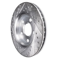 5-Lug L4 Front Drilled Slotted Disc Brake Rotors for 2007-2010 Chevrolet Cobalt