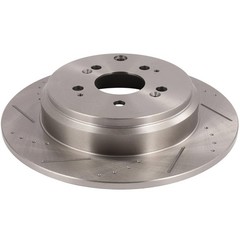 Rear Drilled Slotted Brake Rotors For ACURA MDX 2010 2011 2012 2013 ZDX