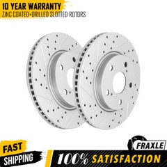 Front Brake Rotors For Toyota Rav4 Prius V Scion XB Hs250h 2006 2007 2008 -2018