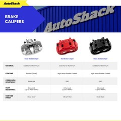 Rear Brake Rotors Calipers for Honda, CR-V 2007-2011, 4WD FWD L4 2.4L