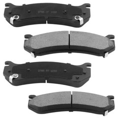 Front & Rear Brake Rotors + Brake Pads Kit For Chevy Silverado 1500 Tahoe CA E4