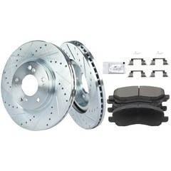 Brake Disc and Pad Kits 2-Wheel Set Front for Mitsubishi Outlander Sport Patriot
