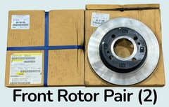 Genuine Mitsubishi 4615A105 Front Disc Brake Rotor Pair (2) 2014-2015 Mirage New