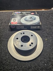 (QTY 2) For Honda Prelude 1997-2001 Rear Vented Coated Brake Rotor YH145159P