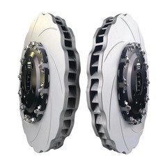 Two-Piece Front Floating Slotted Brake Rotors For AUDI A7Quattro(14-18) S7 RS7
