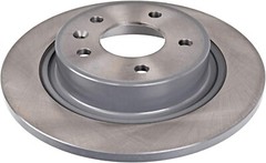 febi bilstein 39189 Brake Disc Set 2 Brake Disc rear, full, No. of Holes 5