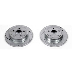 PowerStop Rear Disc Brake Rotor Set for 2016-2019 Jeep Grand Cherokee Overland 5
