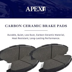 Front & Rear Brake Rotors + Ceramic Pads for 2010-2013 2014 2015 Chevy Camaro