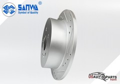 REAR LH BRAKE ROTOR SOLID & GEOMET COATED D&S 291mm FOR TOYOTA SIENNA 04-10 3.3L