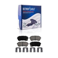 280mm Front and Rear DRILLED Disc Rotors Brake Pads for 2010-2013 Kia Forte 2.0L