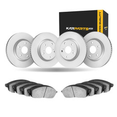 For BMW 435i/435i xDrive 2014-2016 Brake Set Front and Rear | Plain | Cast Iron