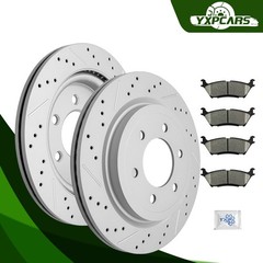 336mm Rear Disc Rotors Ceramic Brake Pads for Expedition F-150 Lincoln Navigator