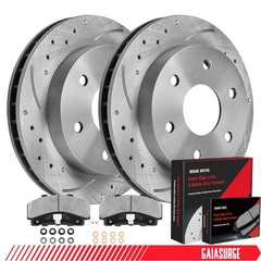For Chevy GMC K1500 K2500 Blazer Tahoe Yukon Escalade Front Rotors Brakes Pads