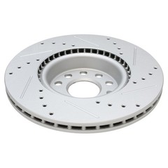Front Ceramic Brake Pad & Performance Rotor Kit w/Chemicals
