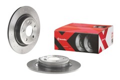 Brembo Xtra Rear Left or Right Brake Disc Rotor X-Drilled for MB X117 X156 W246