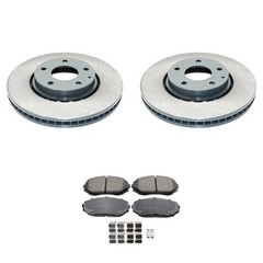 DuraGo Front Rotors Akebono ProACT Ceramic Disc Brake Pads Kit For CX5 22-23